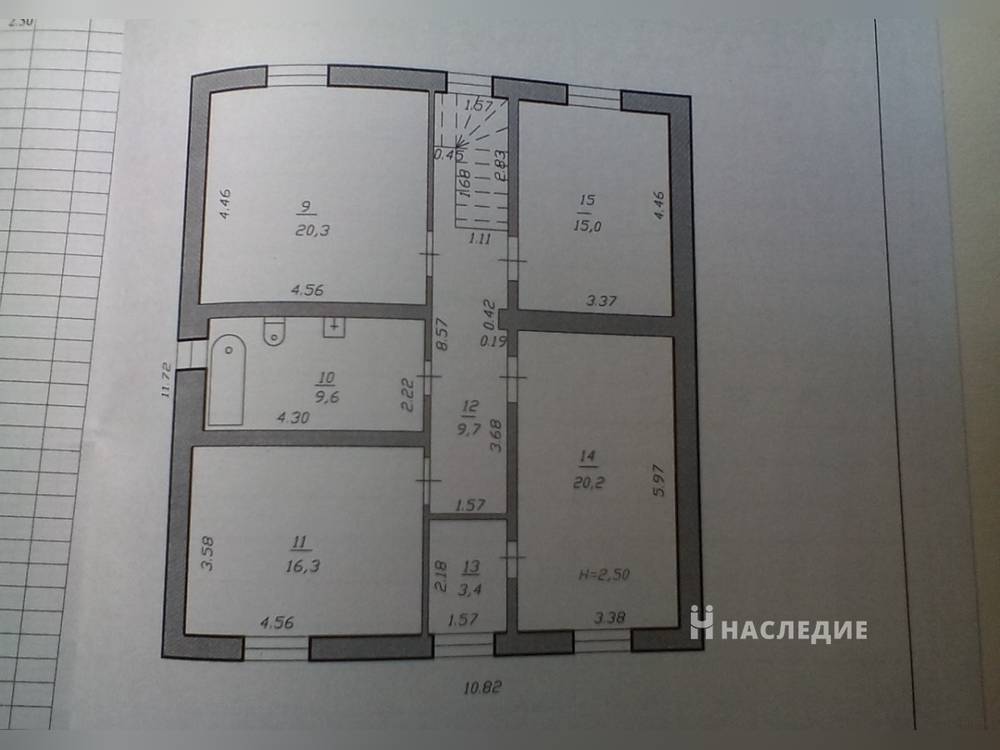 Кирпичный 2-этажный дом 201 м2 на участке 3.5 сот. Район школы №4, пер. Сиреневый - фото 16